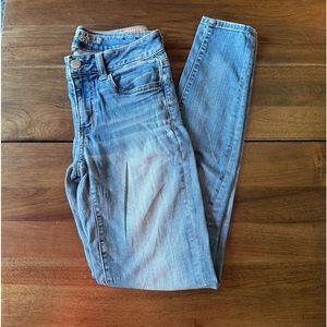 american eagle super stretch jeans